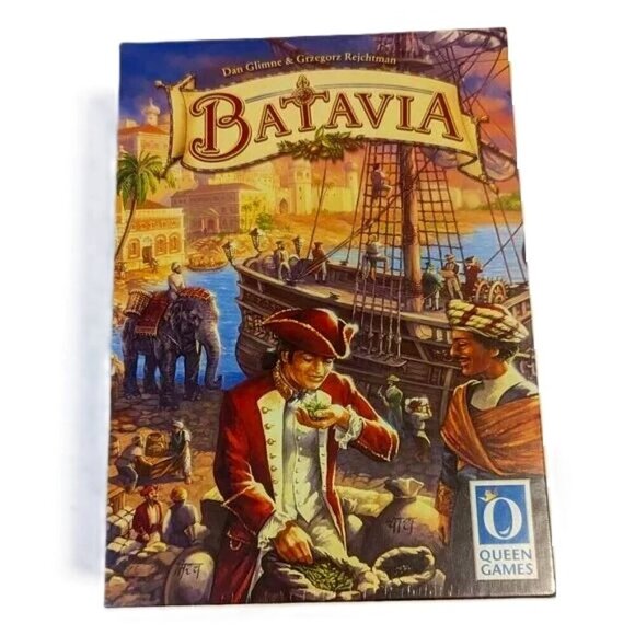 Batavia Board Game Queen Games Eurostyle Strategy Trading Posts Dan Glimne NIB - Picture 1 of 6